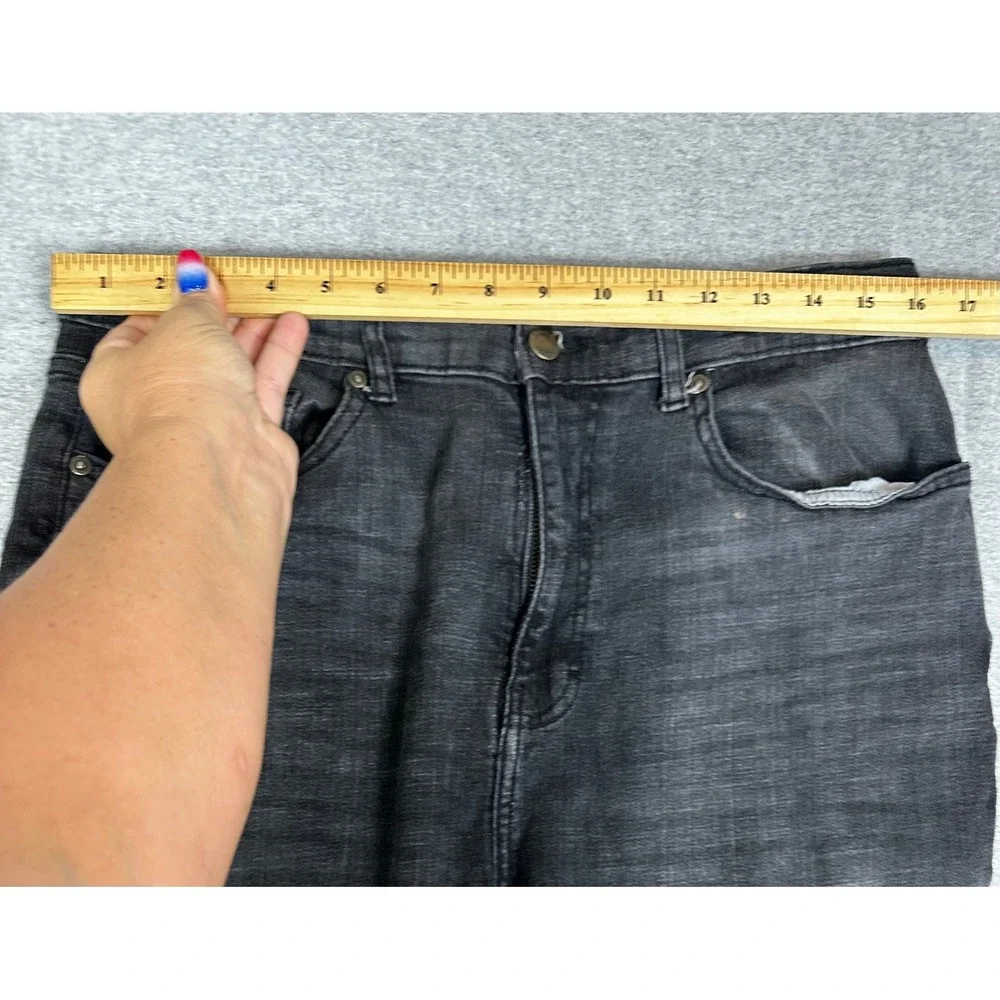 Banana Republic Travel Jean Mens 36x32 Black Slim Fit Stretch Denim